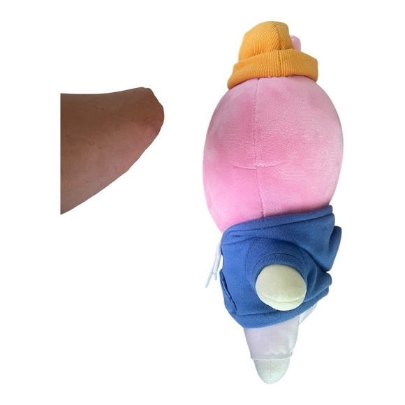 BT21 COOKY Street Mood Standing Doll K-POP Blue Hoodie and Yellow Hat beanie - Picture 10 of 13